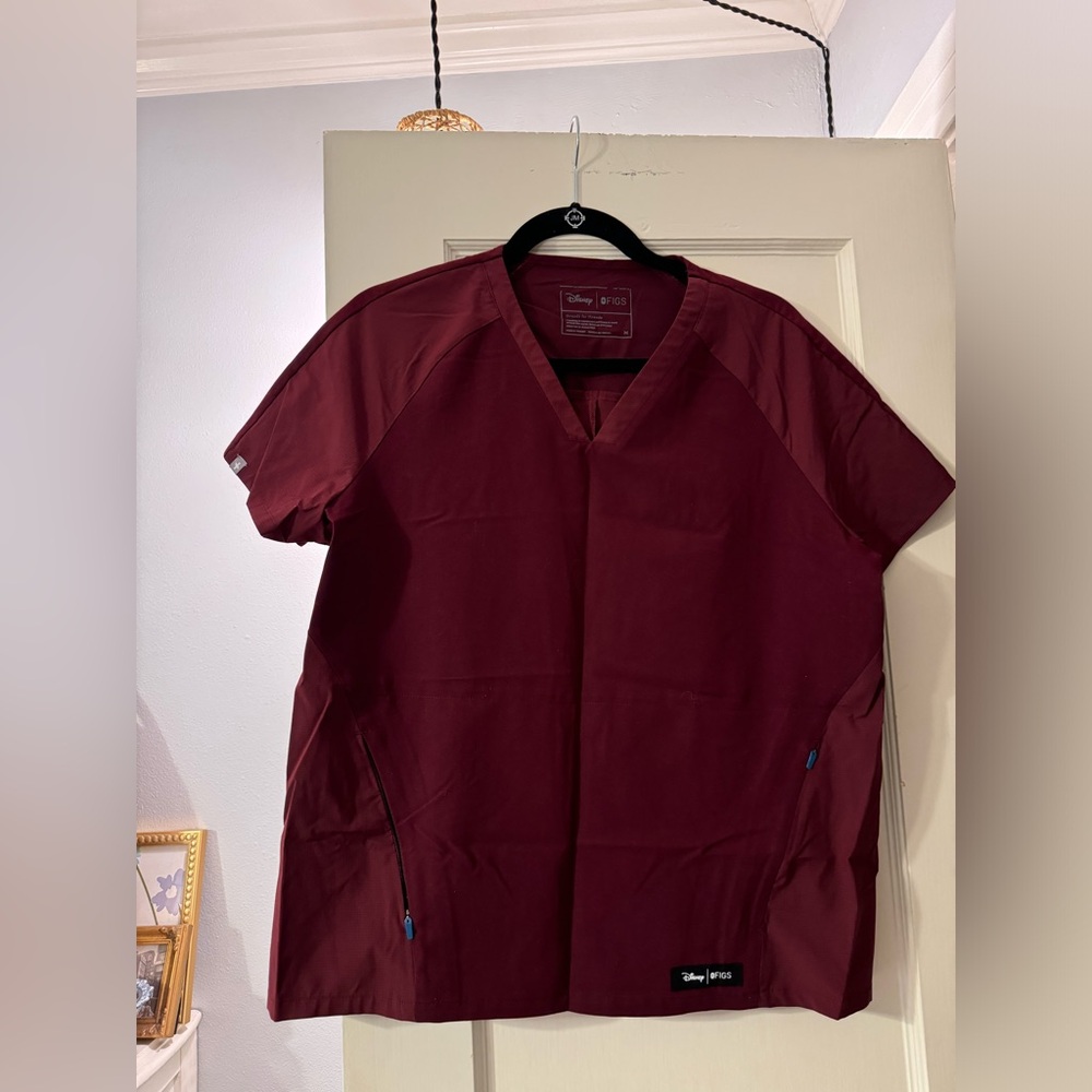 Figs disney maroon set